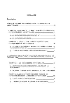 Le conseil de prud'hommes de Montpellier 1875-1907