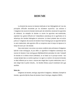 Systeme d'integration hybride de bases de donnees A base ontologique