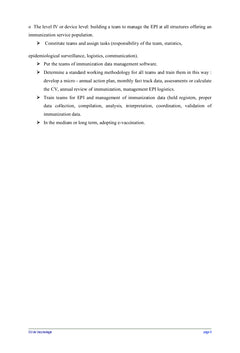 Organisation, gestion et qualité des données de vaccination à Djibouti