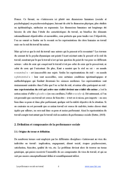 La performance sociale au travail