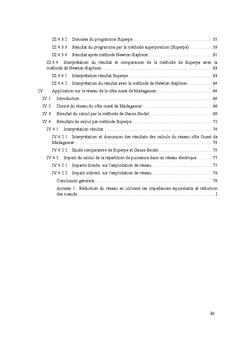 Methode de calcul de flux de charge dans un reseau radial