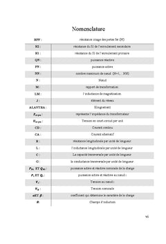Methode de calcul de flux de charge dans un reseau radial