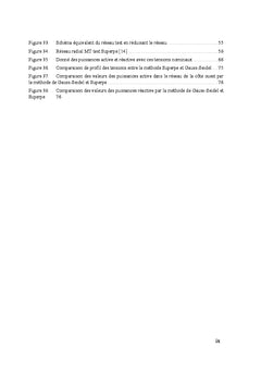 Methode de calcul de flux de charge dans un reseau radial