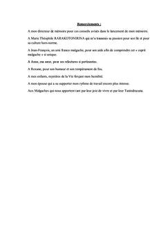 Geopolitique des relations franco-malgaches (19eme/21eme siècles)