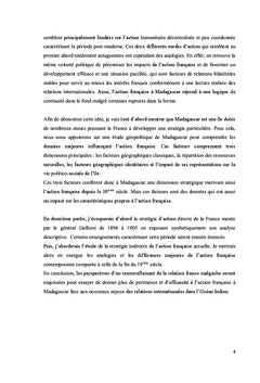 Geopolitique des relations franco-malgaches (19eme/21eme siècles)