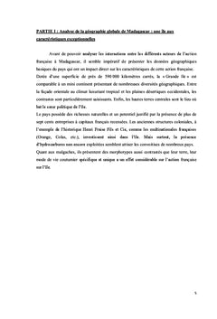 Geopolitique des relations franco-malgaches (19eme/21eme siècles)