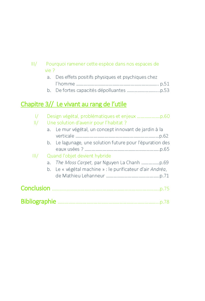 La domestication du végétal