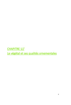 La domestication du végétal