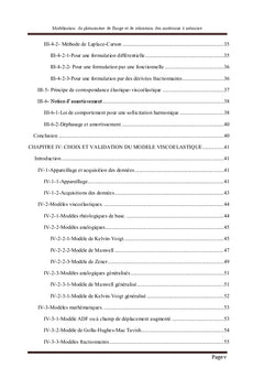 Modélisation de fluage et de relaxation des matériaux à mémoire