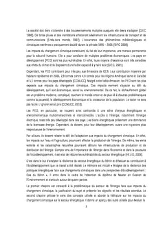 Analyse de la resilience energetique face aux changements climatiques