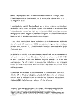 Pratiques des organismes communautaires à l'égard des femmes immigrées