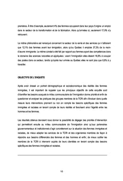 Pratiques des organismes communautaires à l'égard des femmes immigrées