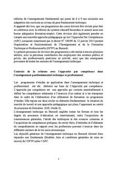 Problematique de mise en oeuvre de l'Approche Par Competence