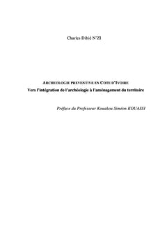 Archéologie préventive en Côte d'Ivoire