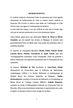 Archéologie préventive en Côte d'Ivoire