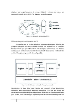 Evaluation de performances des reseaux de capteurs