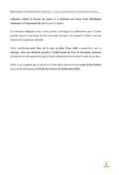Mise en place d'un système de veille acquisition