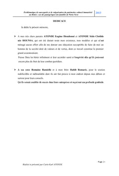 Valorisation des panegyriques des familles pour l'education des jeunes