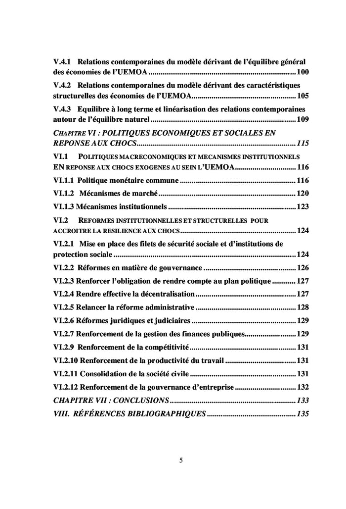 Tome I: Analyse des fluctuations induites par les chocs exogenes