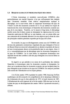 Tome I: Analyse des fluctuations induites par les chocs exogenes