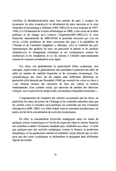 Tome I: Analyse des fluctuations induites par les chocs exogenes