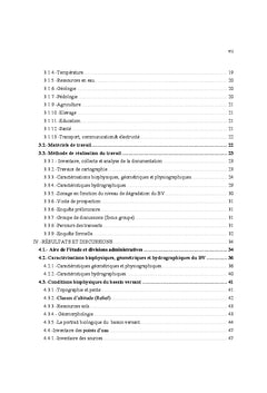 Etude diagnostique du Bassin Versant de la Riviere Samana, Hinche