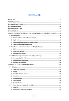 Dimensionnement et optimisation du rendement d'une MCH
