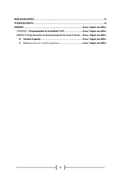 Dimensionnement et optimisation du rendement d'une MCH