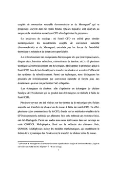 Simulation par COMSOL des transferts thermiques par convection