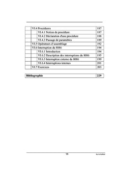 Introduction au microprocesseur 8086: Cours et exercices corriges