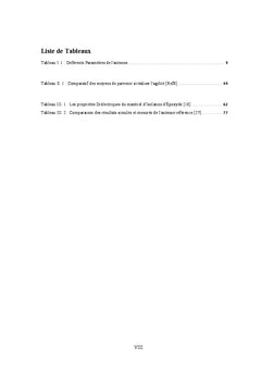 Modelisation et simulation des antennes Microbande