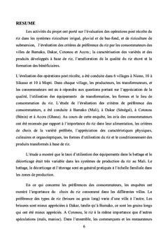 Transformation du riz au Mali