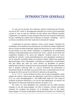 Les verres oxy-fluoro-phosphates de zinc dopes au Neodyme