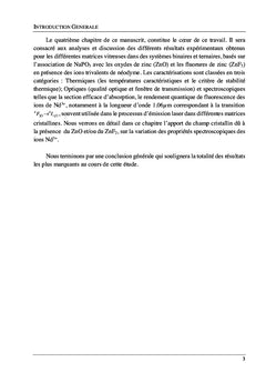 Les verres oxy-fluoro-phosphates de zinc dopes au Neodyme
