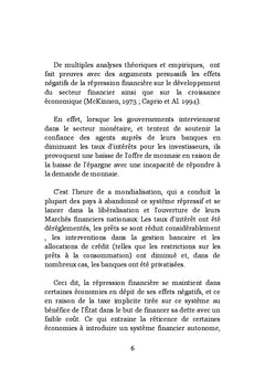 Le role du revenu financier implicite dans l'intermédiation financière