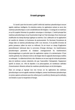Applications des materiaux piezoelectriques