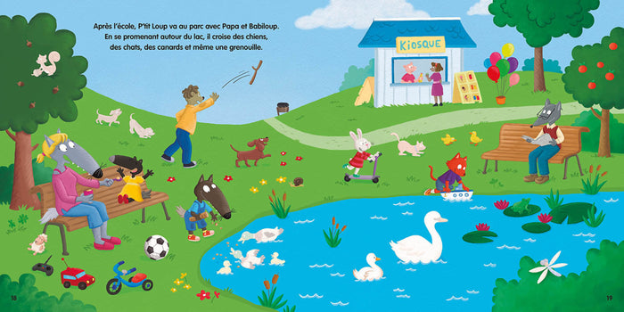 Mon cahier d'autocollants P'tit Loup - Les animaux