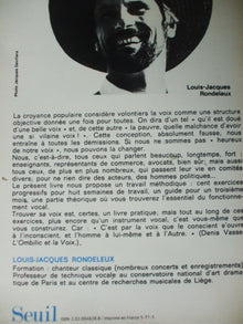 Trouver sa voix. Petit guide de travail vocal