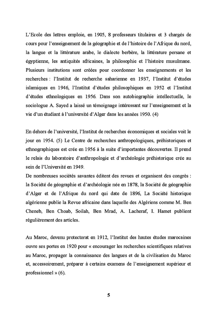 La sociologie au Maghreb Cinquante ans après