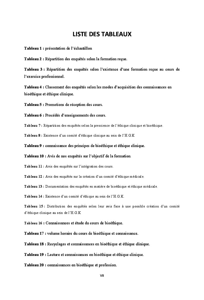 Pratique de l'éthique clinique et bioethique par le personnel soignant