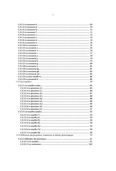 Etude phonologique et grammaticale du teen