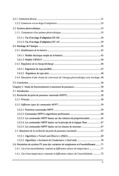 Contribution à la commande des systèmes photovoltaïques