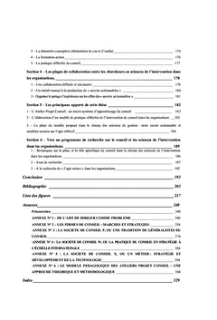 L'intervention de conseil dans les organisations