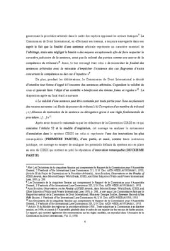 Le controle des sentences arbitrales et le modele CIRDI
