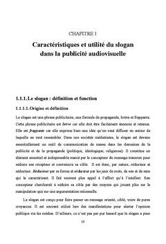Le slogan publicitaire audio-visuel