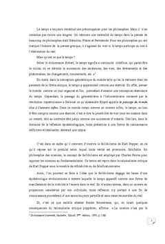 Faillibilisme et pensée du temps