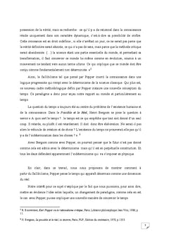 Faillibilisme et pensée du temps