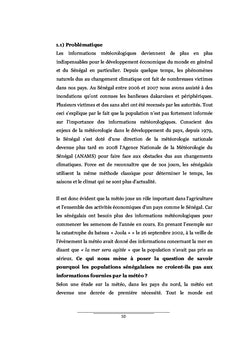 La communication dans la diffusion des informations meteorologiques