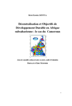 La décentralisation et les ODD en Afrique francophone: cas du Cameroun