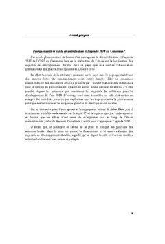 La décentralisation et les ODD en Afrique francophone: cas du Cameroun
